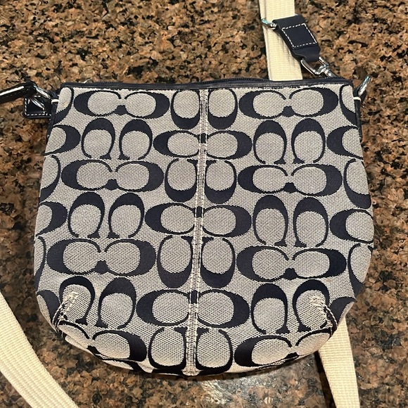 Coach Soho Signature Crossbody Blue /Khaki - Picture 5 of 5